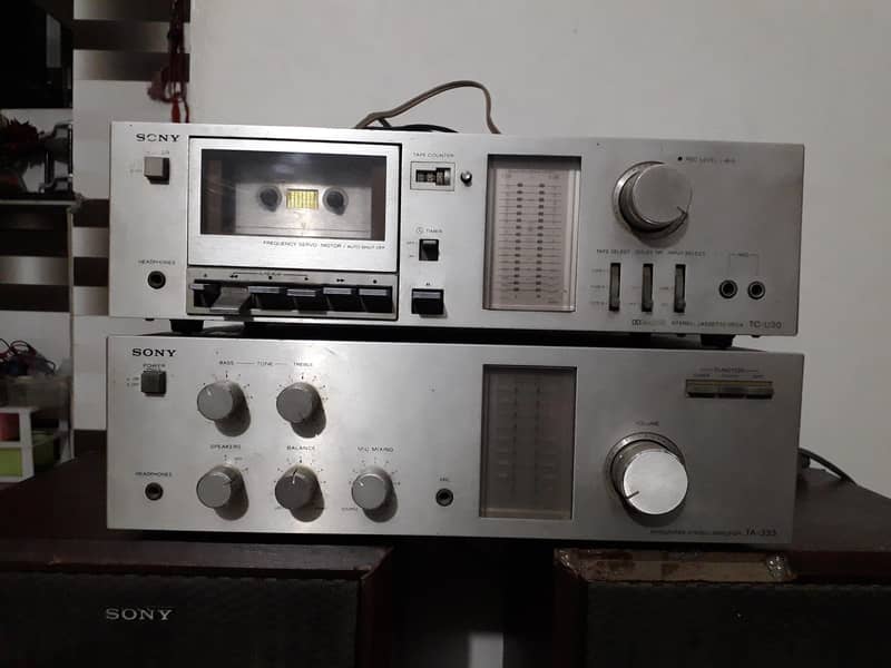 SONY Japan integrated Amplifier Sony Speakers Geniune 3