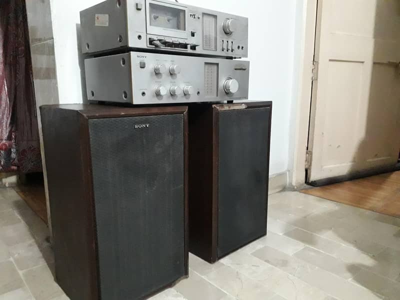 SONY Japan integrated Amplifier Sony Speakers Geniune 4
