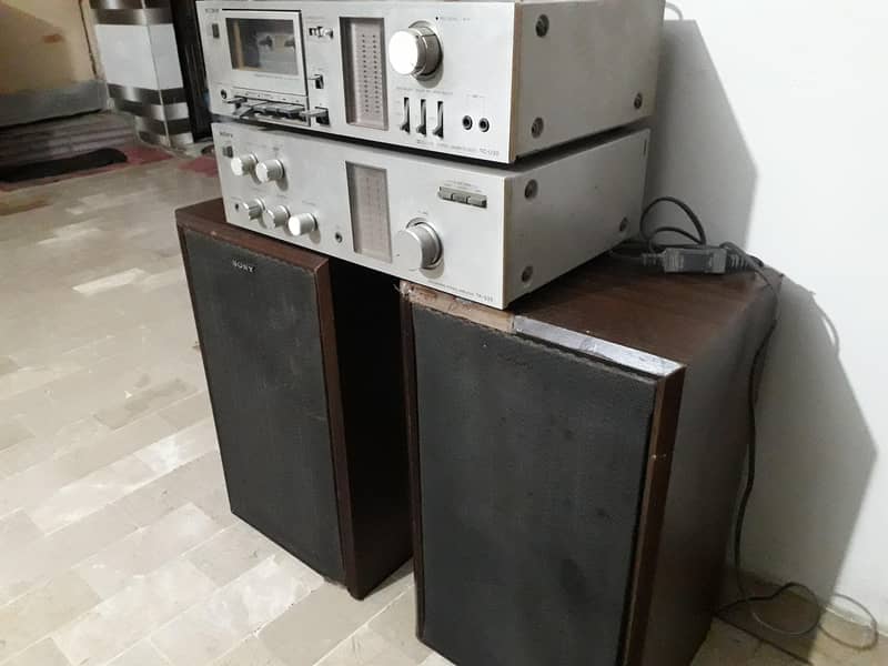 SONY Japan integrated Amplifier Sony Speakers Geniune 5