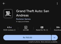 GTA San Andreas Game for Android