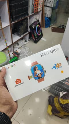 K4G Ultra 4G LTE Smartwatch | Camera & SIM Support | Brand New"