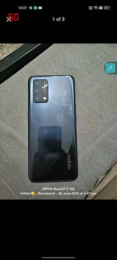 Oppo f19 disply finger 6 128 camera battery good  exchange possible