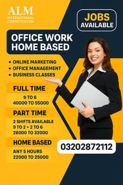 Home Base and office base online work available