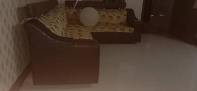 L shaped sofa looking new