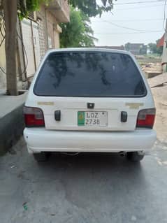 Suzkui Mehran 1996 Model White Colour