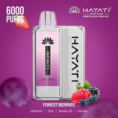 Hayati Infinity 6000 Prefilled Pod Kit (Forest Berries) (UK Imported)