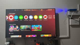 samsung led 50" Original cam from uk with box simpl led (call me)