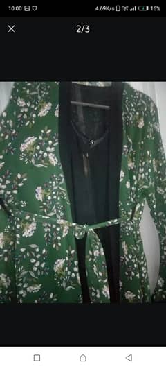 Good quality original chiffon Abaya/printed and simple double abaya