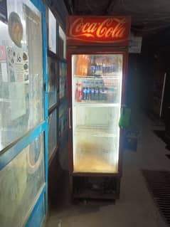 coca cola refrigerator for sale in good condition