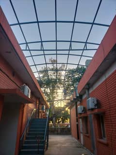 Tensile shed/Car parking/Marquee shed/Wall mounted/Café rooftop shed