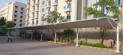 car parking shades/PVC Tensile Fiber/Tensile Shade/Canopies in lahore