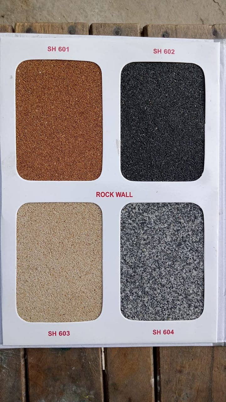 Paint Polishing, Color Crete , Rock Wall  , Rolltec , Home Decor 13