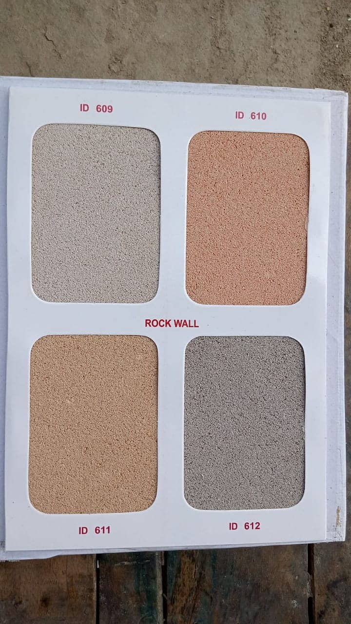Paint Polishing, Color Crete , Rock Wall  , Rolltec , Home Decor 19