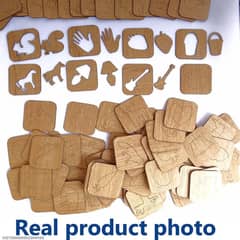 44 pcs wood Alphabets stencil Drawing kit