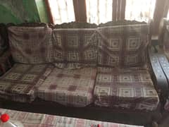 sofa set brown color