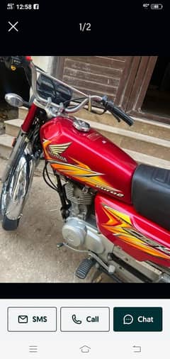 Honda 125 CG Karachi number 2021 model ganian 03407191325