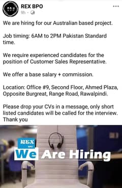Hiring for Call Center
