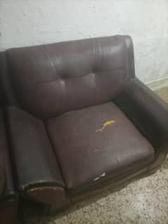 SOFA SET SIX 6 SEATER OLD FOR RENOVATION