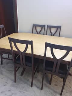 dining table with 6 chairs