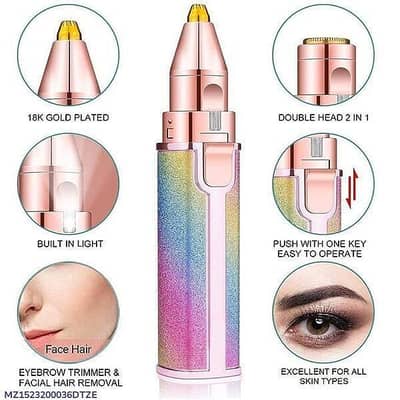 Outstanding 2in1 Flawless Hair Remover And Eyebrow Free Home Delivery
