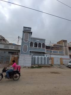 SECTOR -08 PARK FACING, 60 FT WIDE ROAD, NEAR TO MARKET/MASJID/MAIN ROAD BEAUTIFUL GROUND PLUS ONE HOUSE CHANCE KA SAUDA HAI NORTH KARACHI