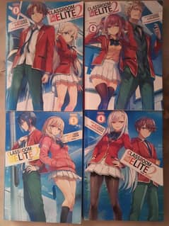 Classroom of the elite Year 2 Light Novels 1,2,3,4
