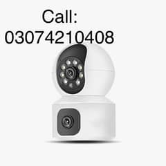 Dual Lens wifi wireless Cctv Camera hd 1080p 2mp security motion track