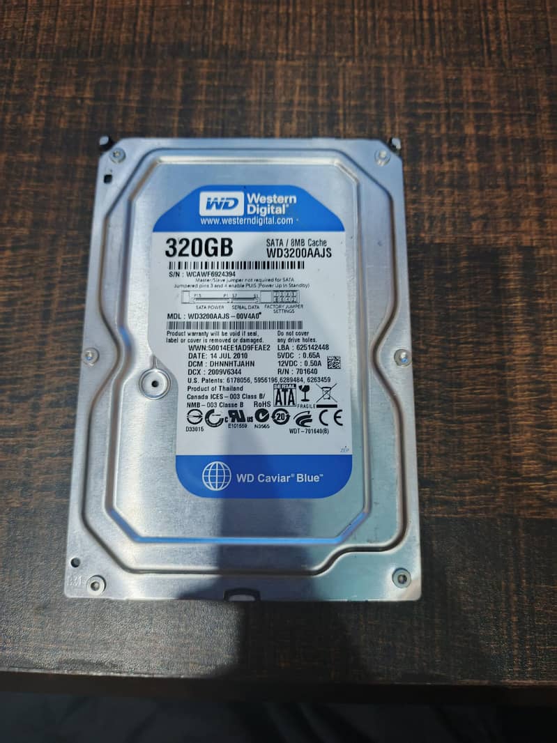 320 gb hard drive 0