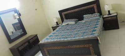 Bed Set | Without Mattress | With Side Table Lamps