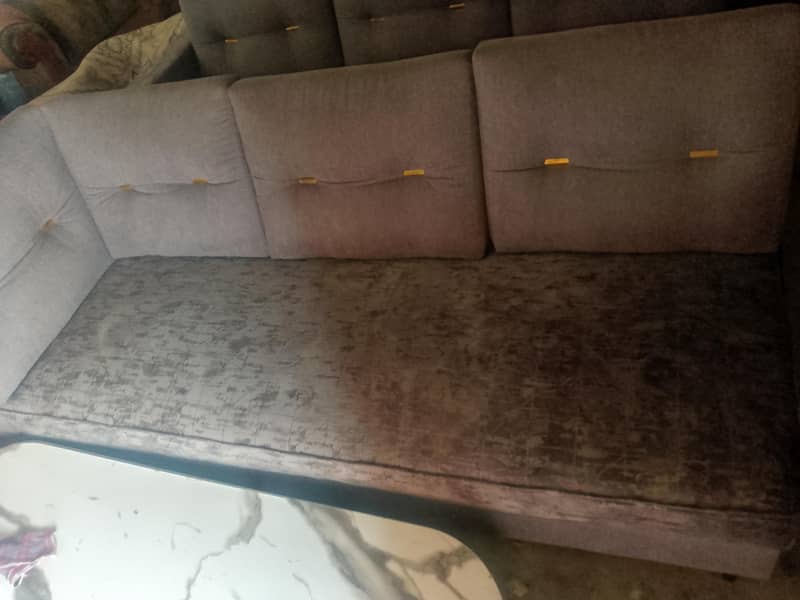 Sofa set with Marble Style Table – Rs. 40,000 Only 3
