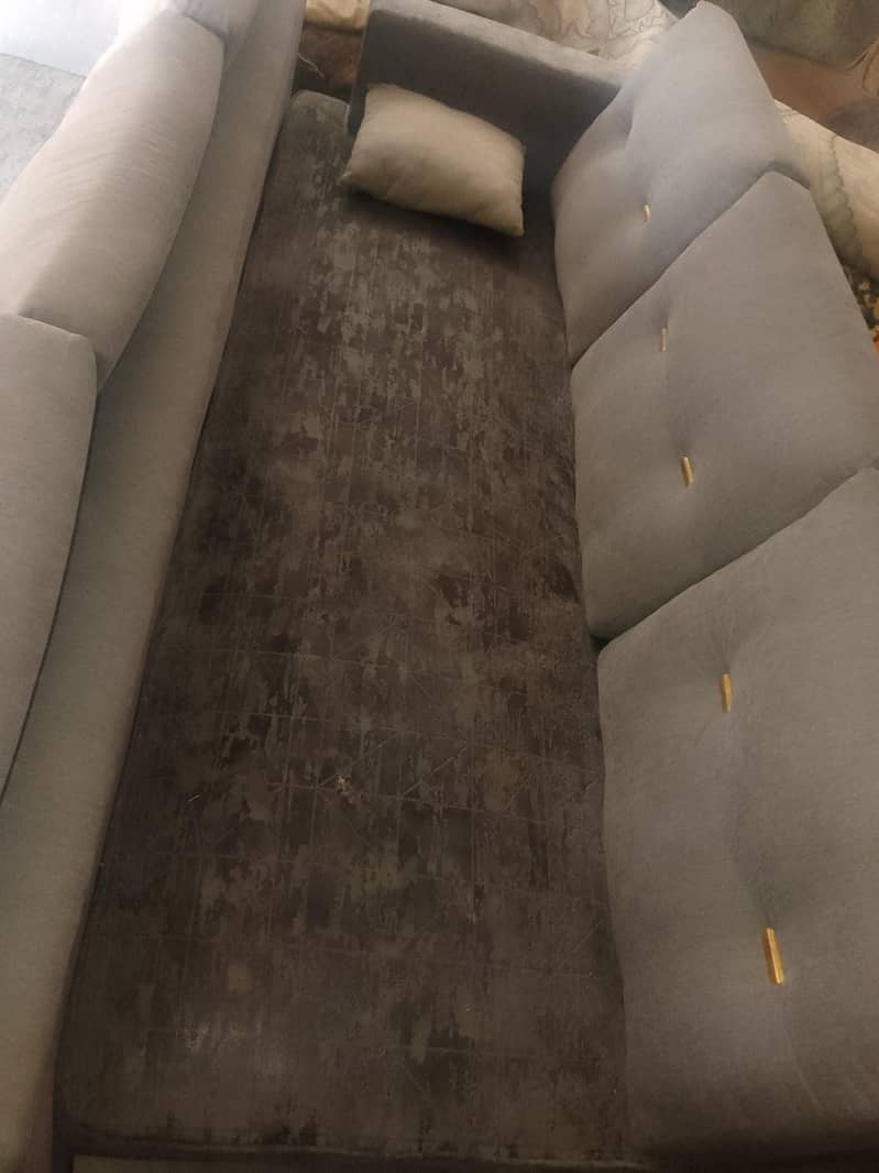 Sofa set with Marble Style Table – Rs. 40,000 Only 4