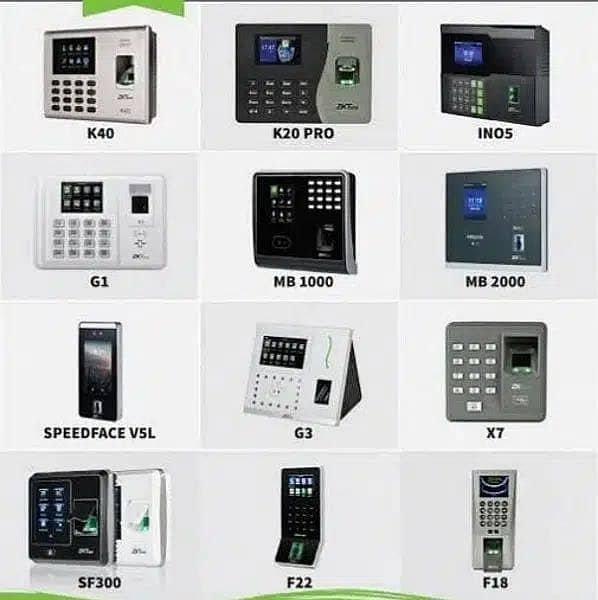 Zkteco Biometric Attendance machine & Access Control smart handle lock 0