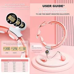 Smart Weighted Fitness Hula Hoop – 360° Auto-Rotating Ball | Adjustabl