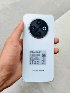 Tecno spark 30 C 6 ram 128 Gb 25 days used 11 month warranty