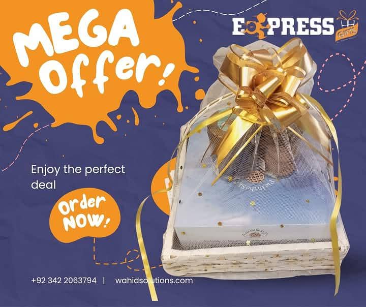 chocolate cake, flower bouquet, customized basket with delivery, deal 0