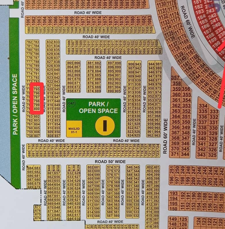 5 Marla Plot Available For Sale In Block I Palm City Gujranwala 0