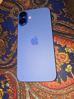 iphone 16 plus jv blue colour brand new box open only cycle count 1