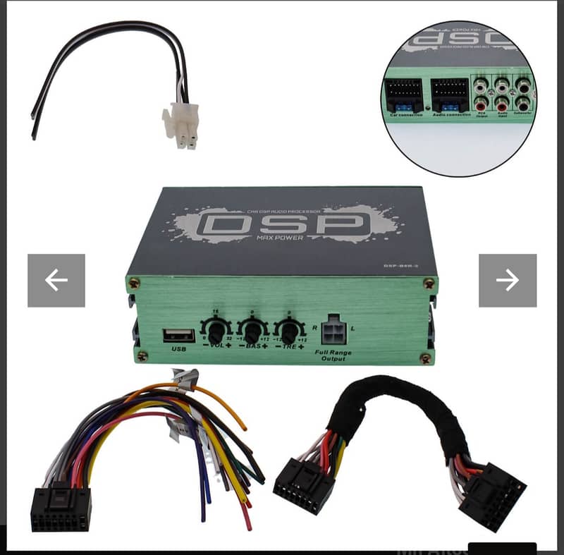 6 Channel DSP 260W Car Audio Amplifier with Control and App XDDSP-B6R- 1
