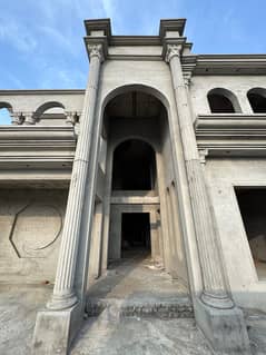 Grey Structure 20 Marla House on 120ft Road Available For Sale