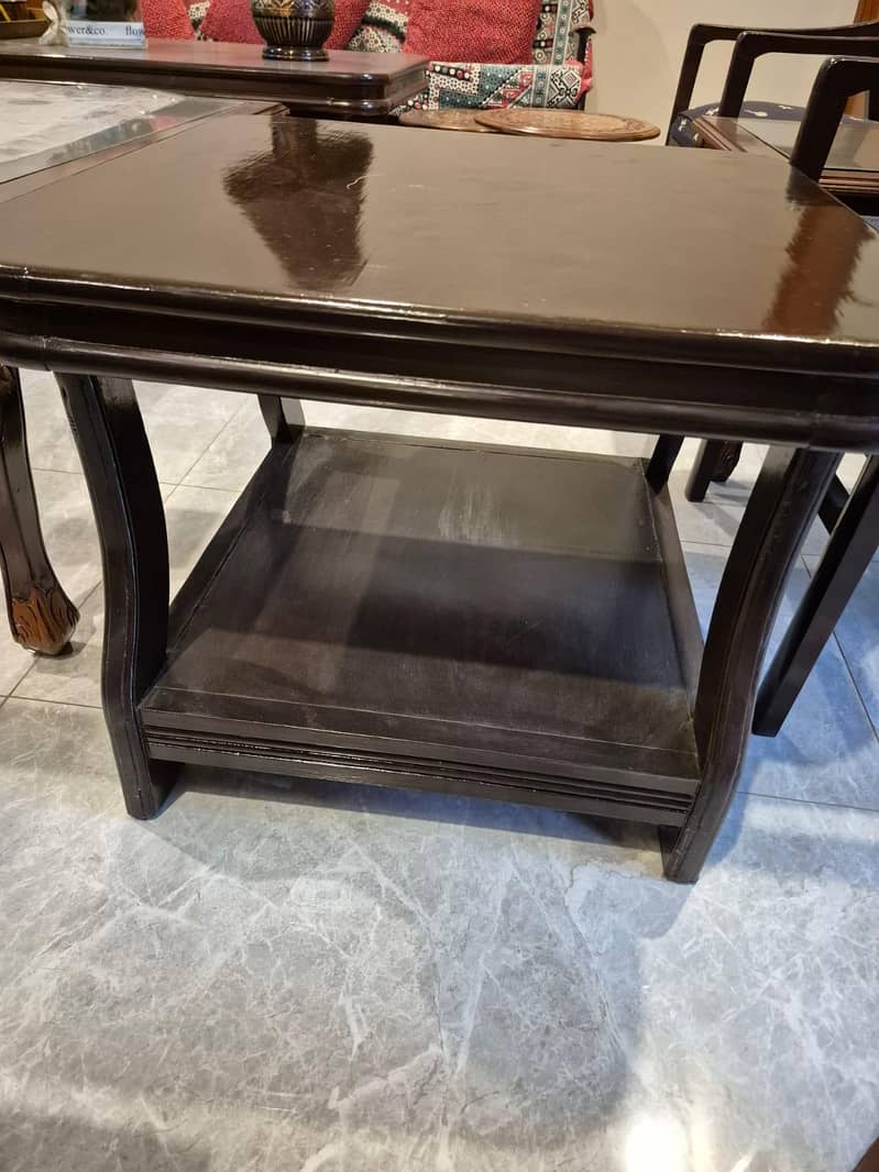 Center Table with 2 side tables 0