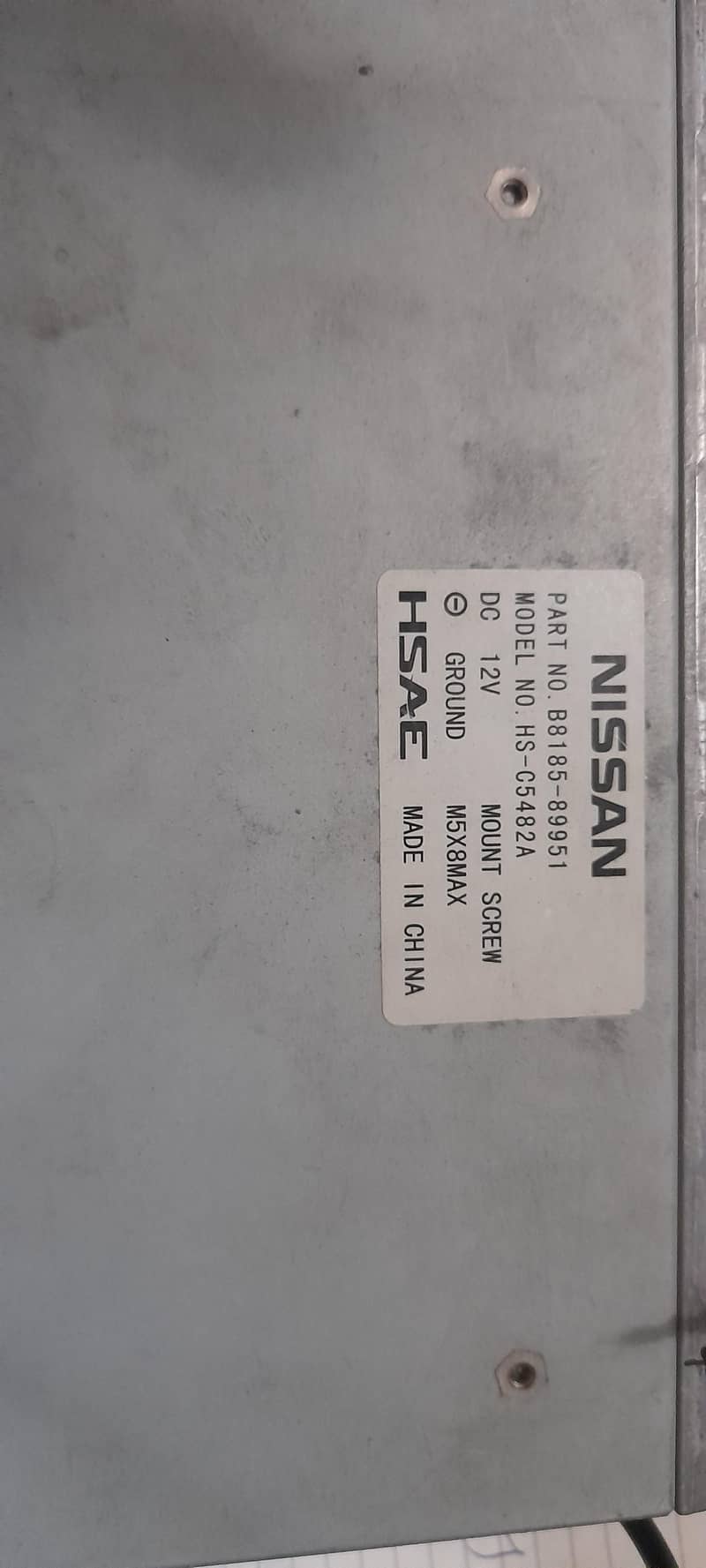 Original Nissan days car CD player/deck and clarion speakers 7