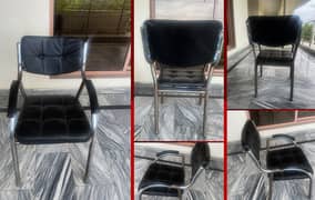 Office Chair and Table (Black)
