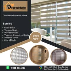 window blinds,heat block blinds,roller blinds in Islamabad