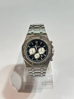 Audemars Piguet Day Date Style Watch With Stainless Steel Strap
