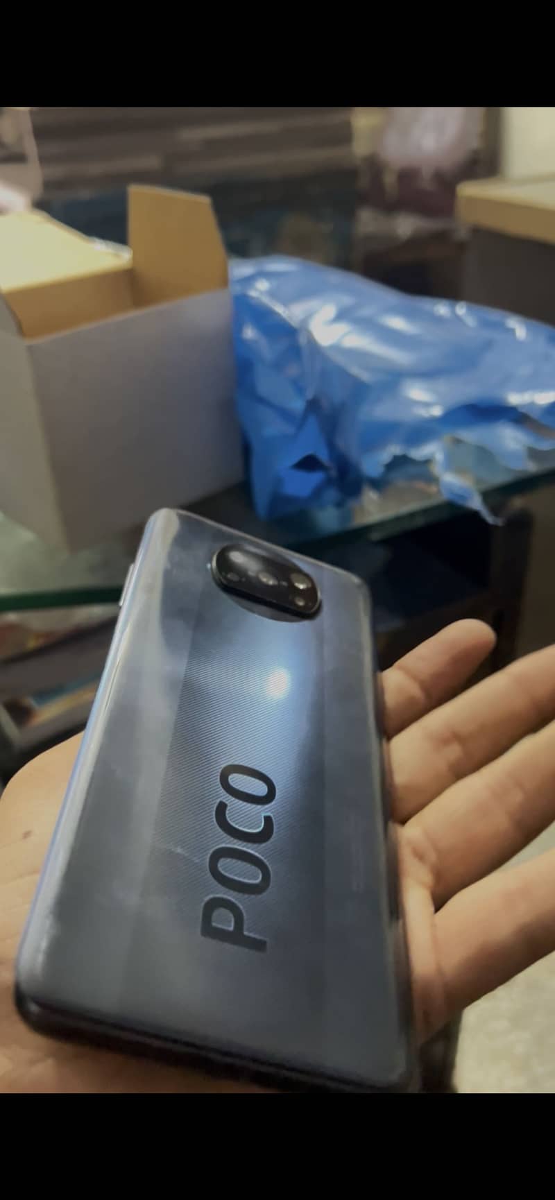 Poco x3 Nfc with box and just mobile 0