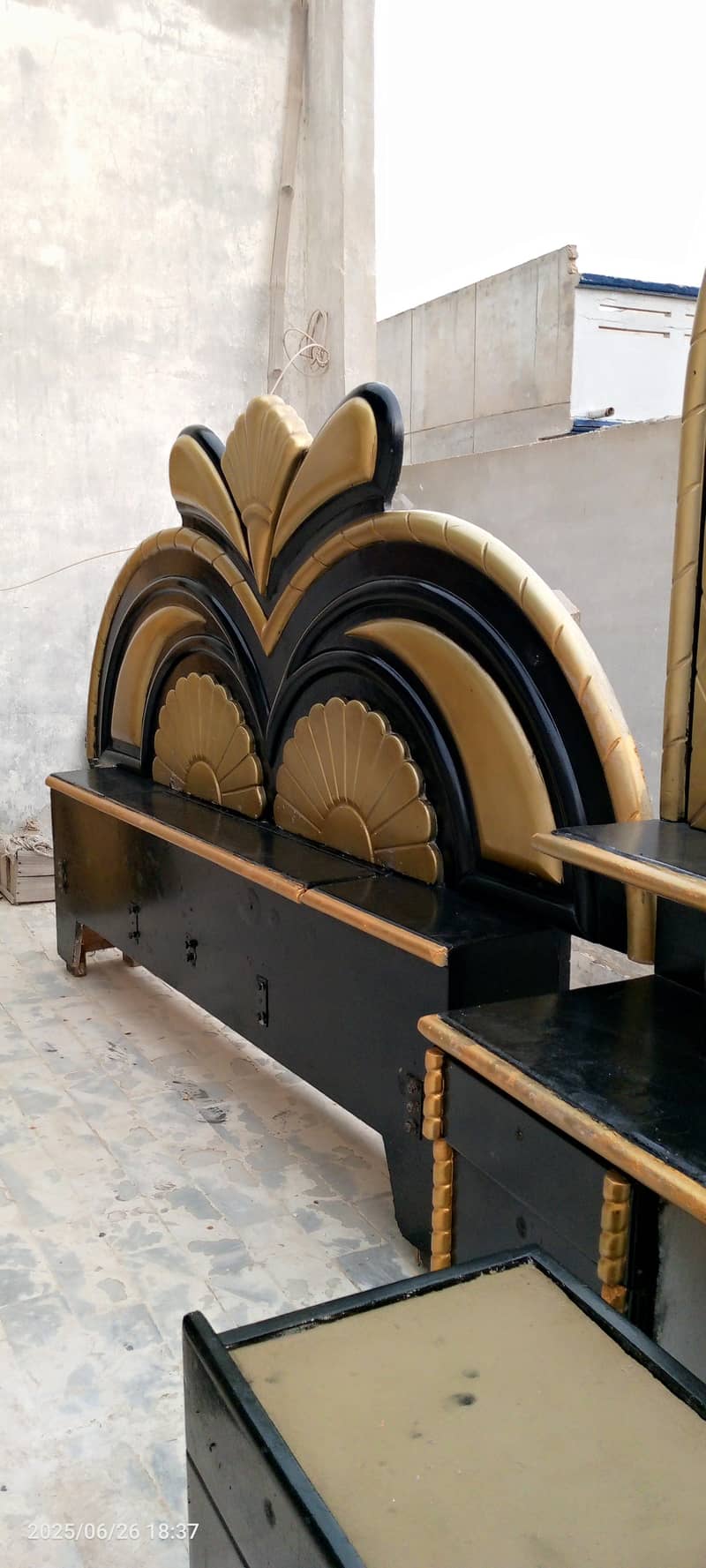 Double bed and Dressing table . 2