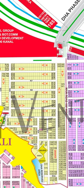 1 Kanal Beautiful Location Plot In Phase 7 Block N 0
