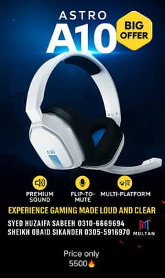 ASTRO A10 Gen 2 Gaming Headset
