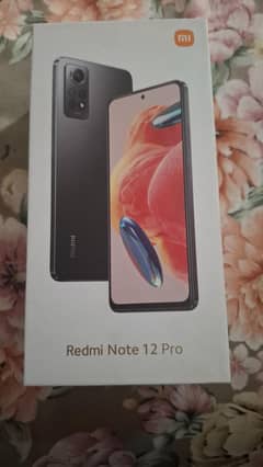 redmi note 12 pro with box n charger