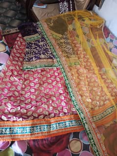 lehnga mehndi wear